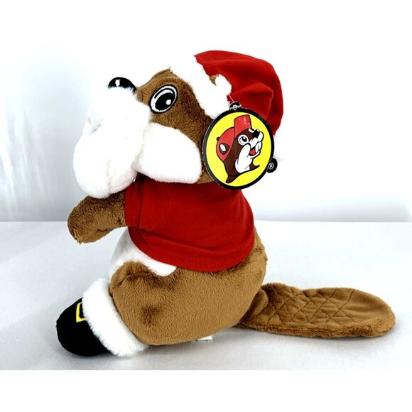 Buc-ee's Santa Beaver Holiday Christmas Medium 10" Plush Bucees - Picture 3 of 7